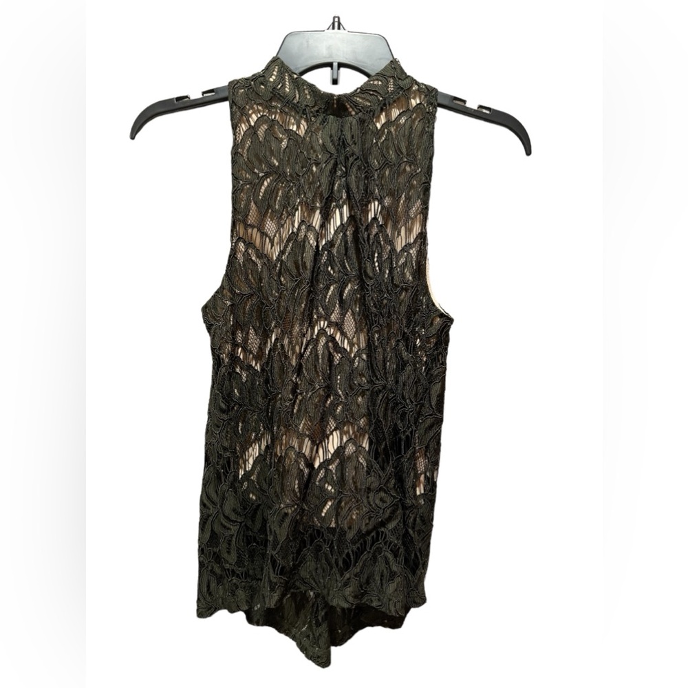 Lace Sleeveless Blouse - Size S